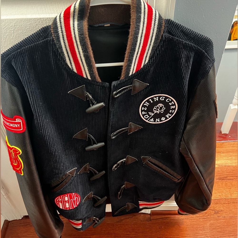 Open ceremony varsity jacket